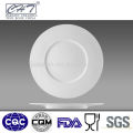 Big round cheap white porcelain dessert plate